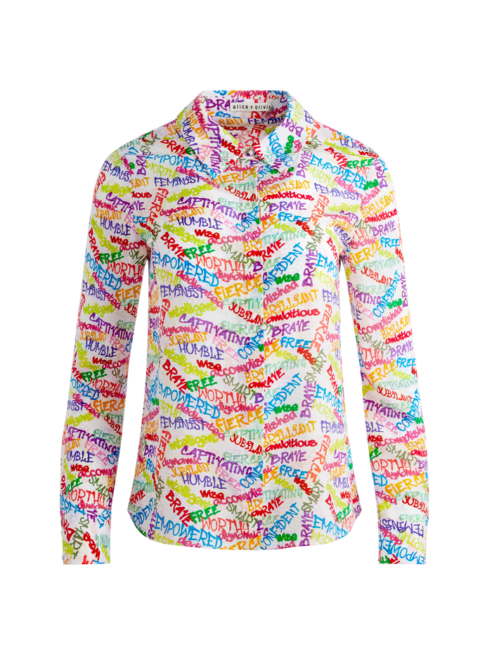WILLA SILK BLOUSE - WORTH IT image 5 - Alice And Olivia