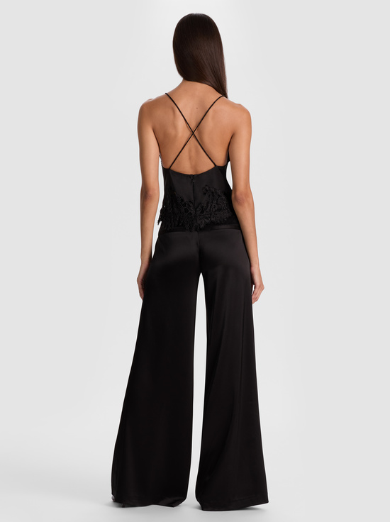 BLACK/BLACK-CLAUDIA LACE SLIP TOP