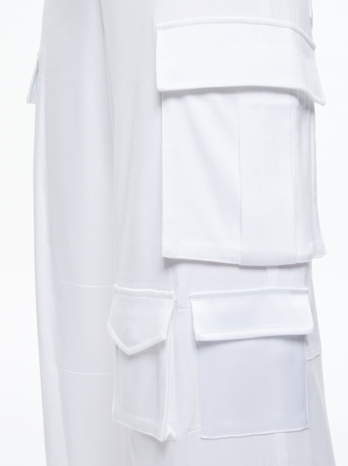 LUIS CARGO PANT - WHITE image 3 - Alice And Olivia