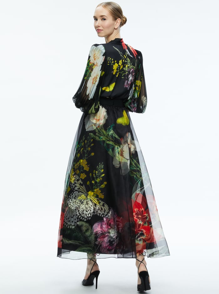 NILDA MAXI SKIRT - ESSENTIAL FLORAL image 1 - Alice And Olivia