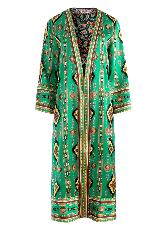NESSA REVERSIBLE KIMONO  - PARADISE MULTI image 5 - ALICE + OLIVIA