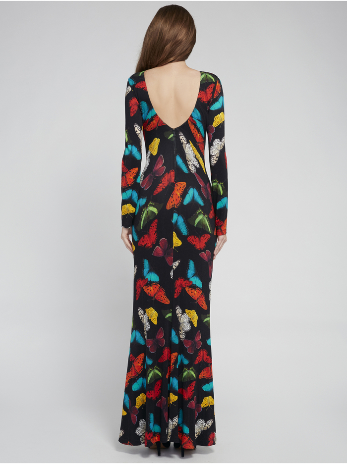 ROSARIA BUTTERFLY MAXI DRESS - MD BUTTERFLIES image 3 - Alice And Olivia