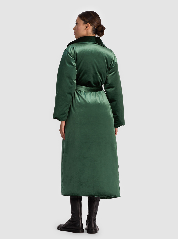 IMA PUFFER COAT - GREEN MYSTIQUE image 2 - Alice And Olivia