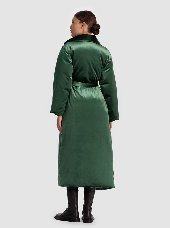 GREEN MYSTIQUE-IMA PUFFER COAT