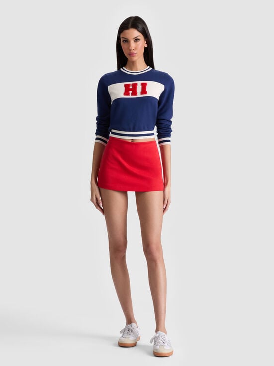 BRIGHT RUBY-MACE MINI SKORT