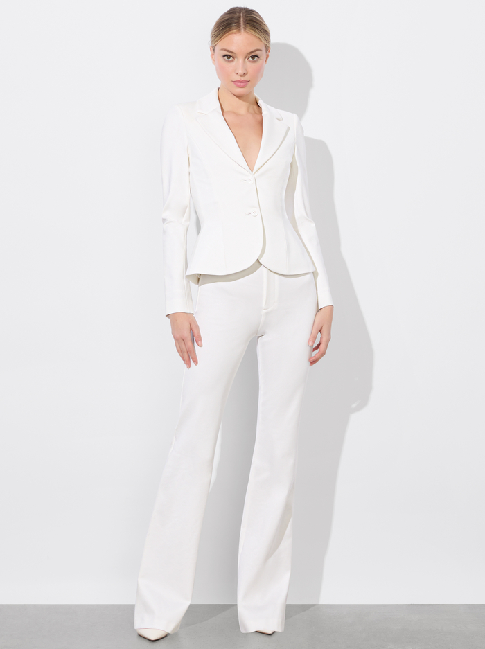 IANA SCULPTED BLAZER - OFF WHITE image 1 - Alice And Olivia