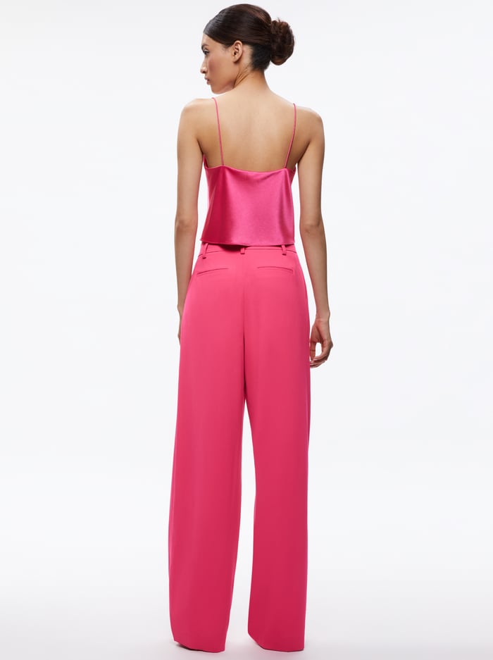 HARMON CROPPED DRAPEY SLIP TANK - CANDY image 1 - ALICE + OLIVIA