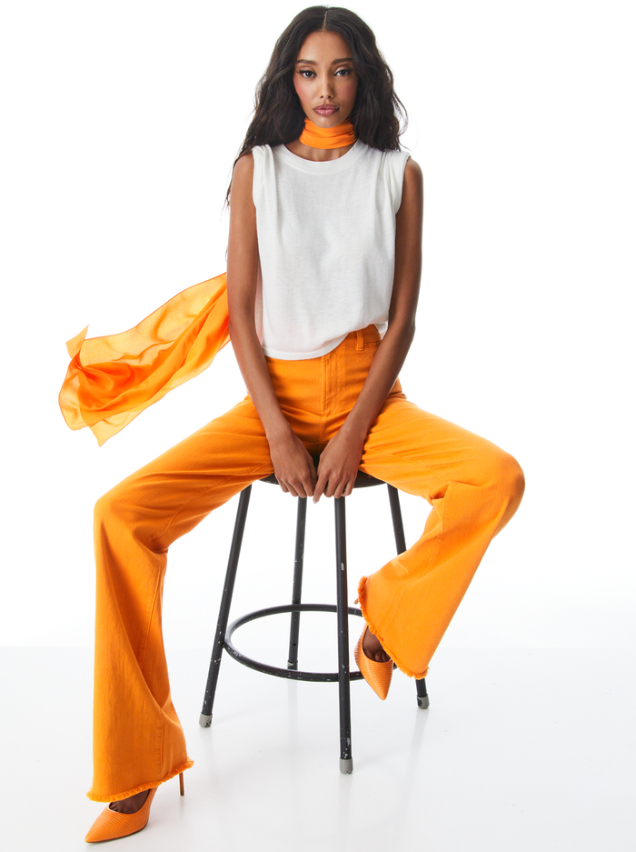 GORGEOUS COIN POCKET JEAN - TANGERINE image 3 - Alice And Olivia