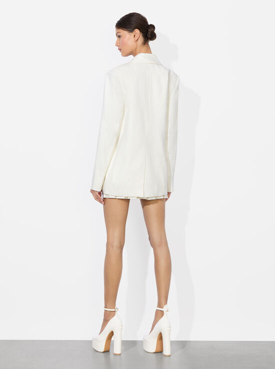OFF WHITE-BILLIE BOXY LINEN BLAZER