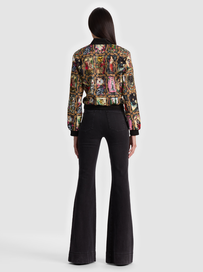 ASHER EMBELLISHED VARSITY JACKET - ENCHANTED TAROT image 3 - ALICE + OLIVIA