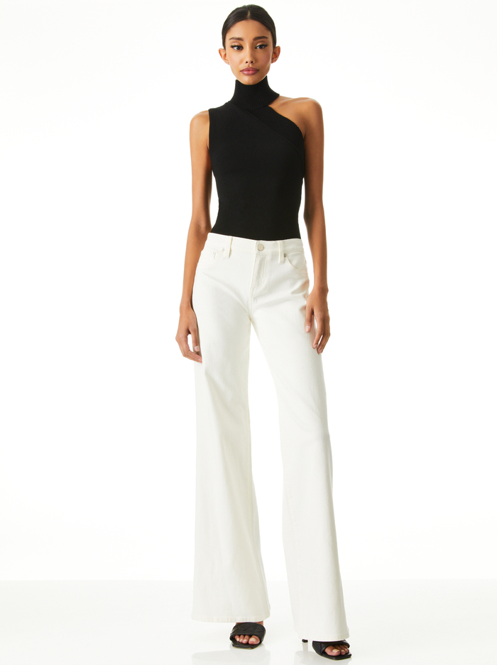 KIKI CUT OUT TANK - BLACK image 2 - Alice And Olivia