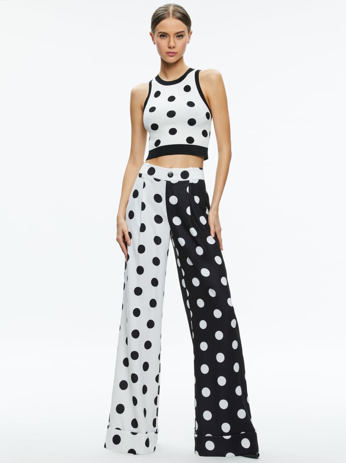 TOMASA PANT - FANTASY DOT COMBO LG image 2 - Alice And Olivia