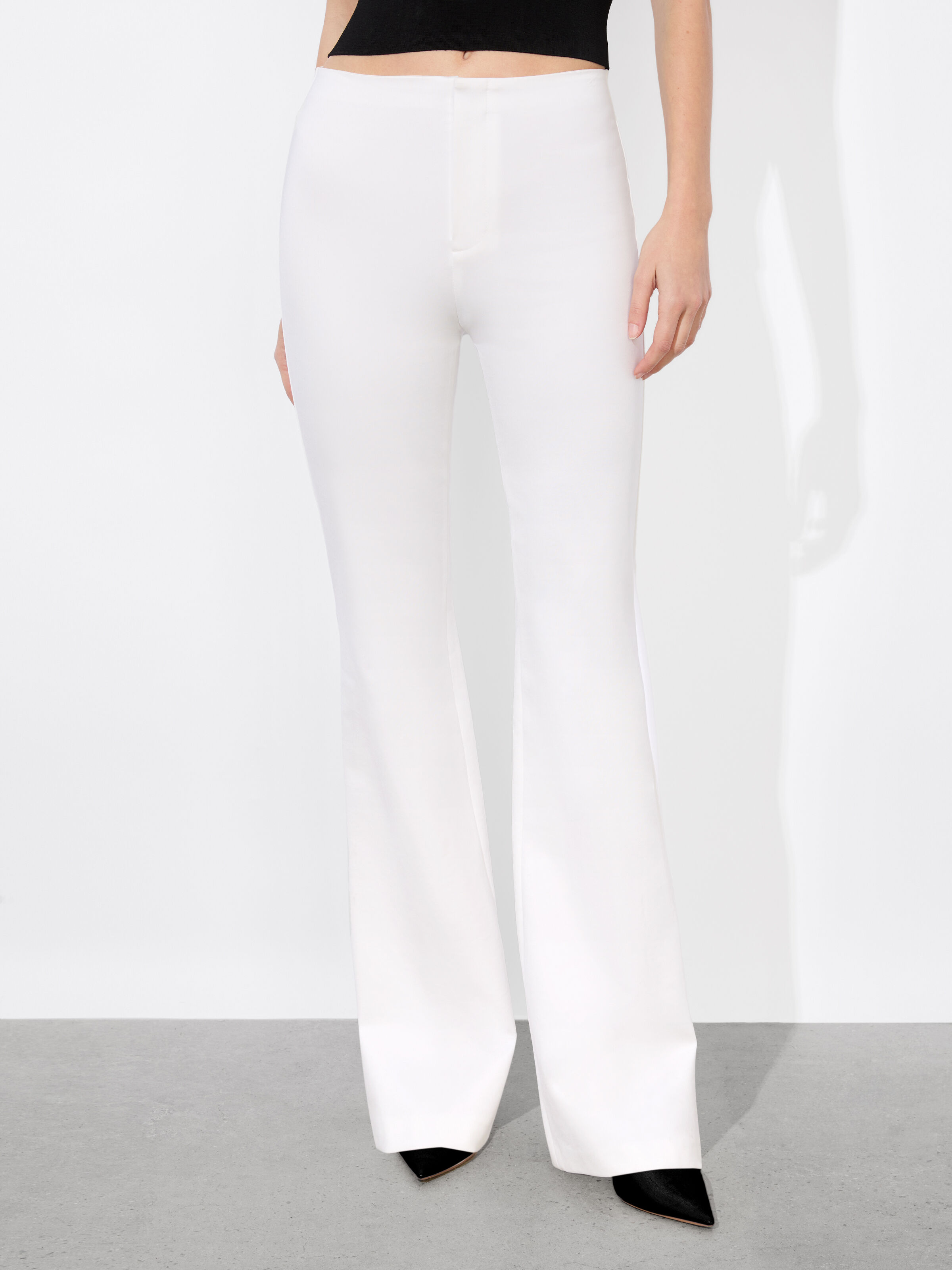 Yuki Trouser In Black | Alice + Olivia