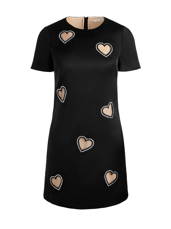 CLYDE MINI DRESS - BLACK image 6 - Alice And Olivia