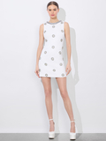 CLYDE MINI DRESS - OFF WHITE