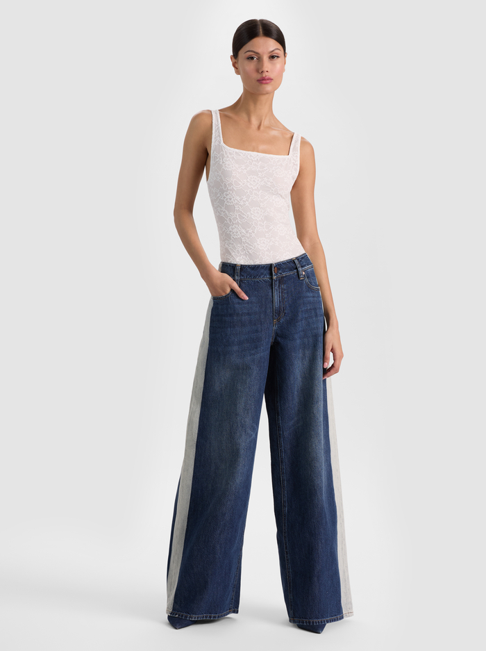 ANNIKA LACE BODYSUIT - OFF WHITE image 4 - ALICE + OLIVIA