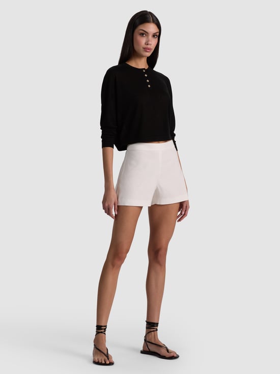 OFF WHITE-HERA LINEN SHORT