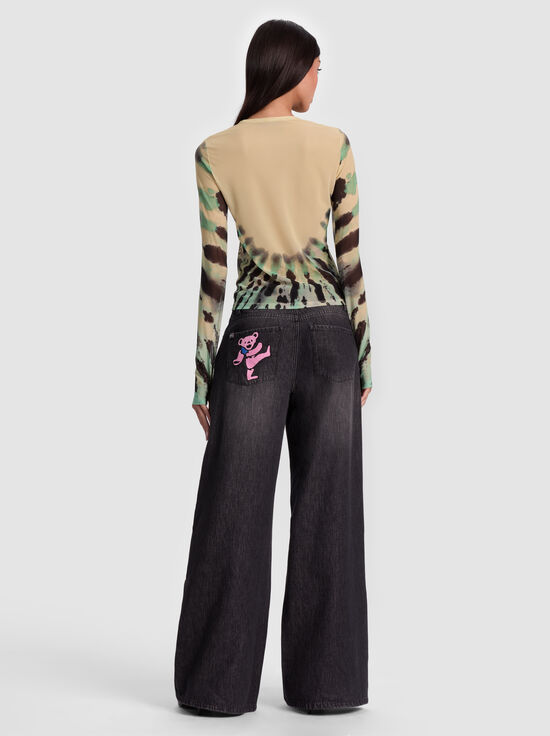 AMPLIFY TIE DYE-A+O X GRATEFUL DEAD DELAINA TOP