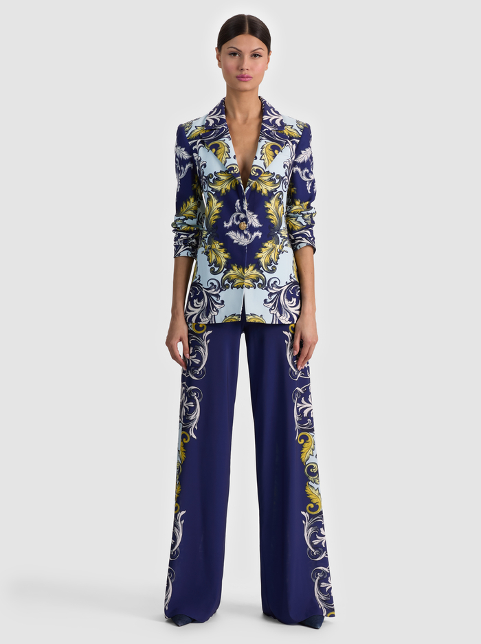 HOPE FITTED BLAZER - ANTIQUE SCROLL image 1 - ALICE + OLIVIA