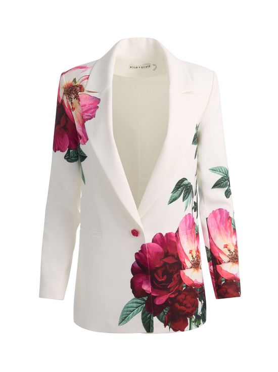 EMPRESS BLOOM OFF WHITE-DENNY BOYFRIEND BLAZER
