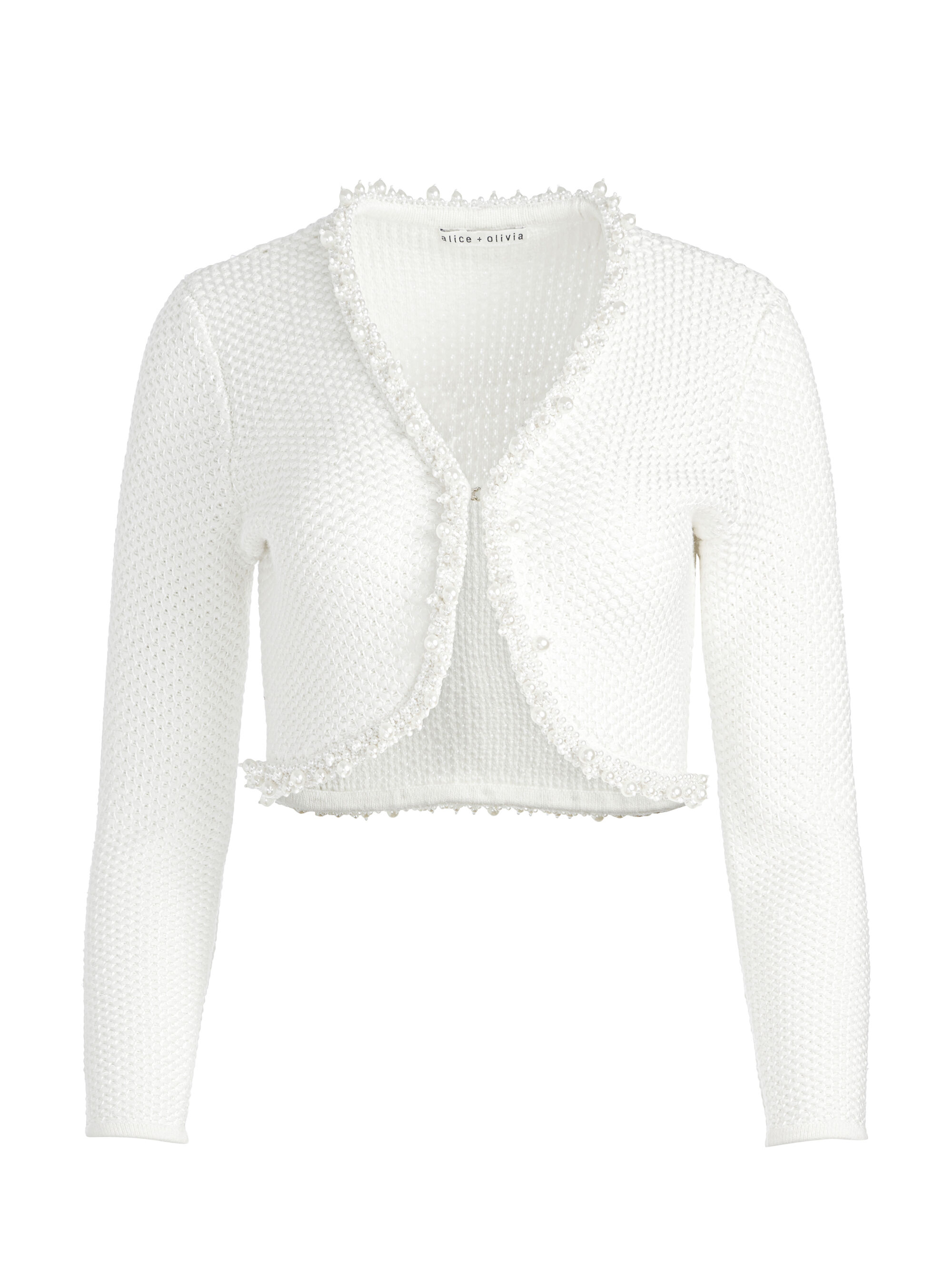 Embellished Oak Wrap Cardigan