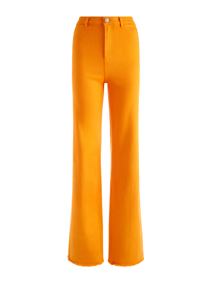 Gorgeous Coin Pocket Jean In Tangerine | Alice And Olivia