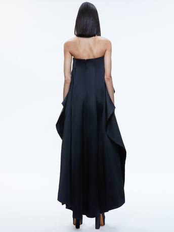 THEDA STRAPLESS HIGH LOW DRESS