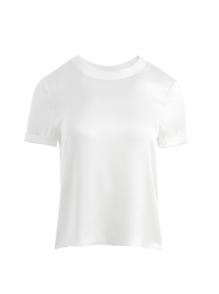 BRADEN RELAXED TEE - OFF WHITE image 5 - Alice And Olivia