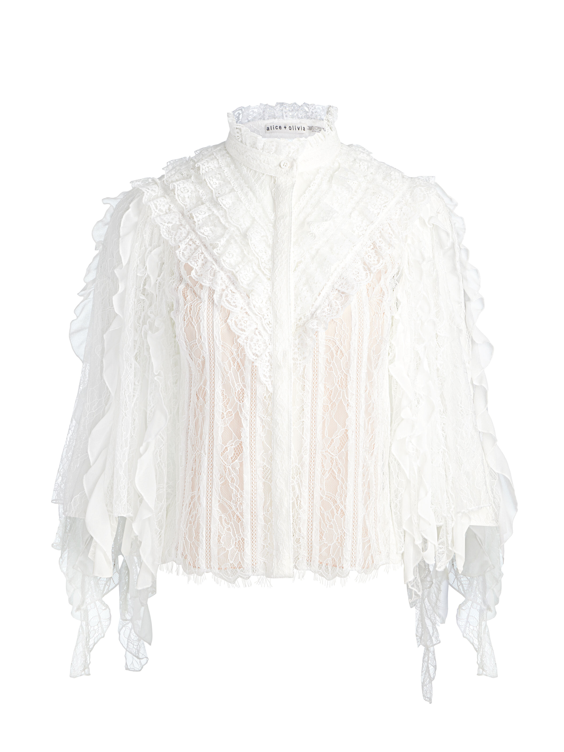 White Women's Designer Tops | Alice + Olivia