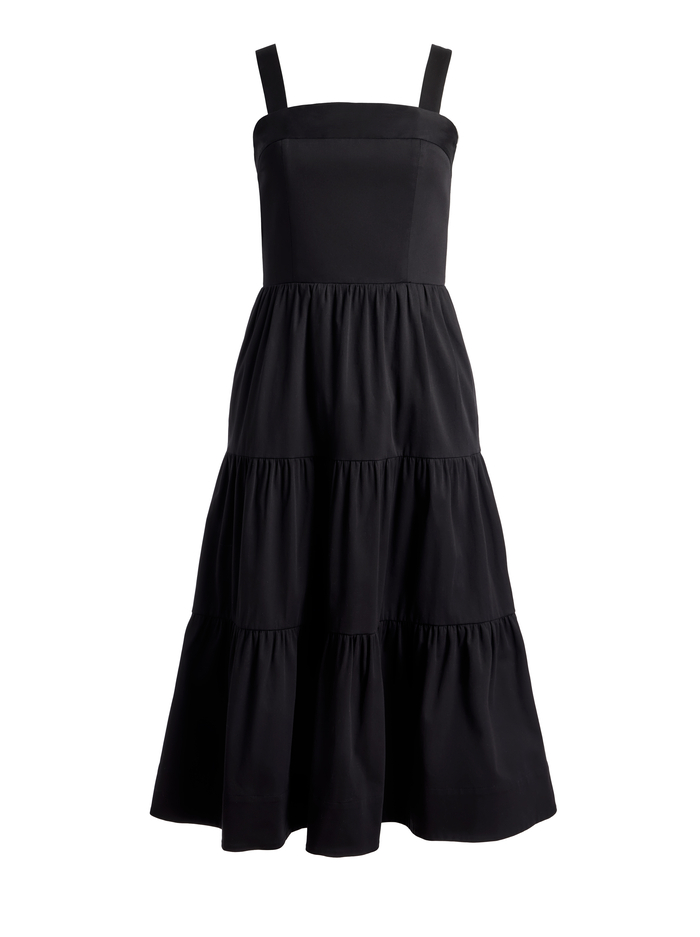 SAIGE MIDI DRESS - BLACK image 5 - Alice And Olivia