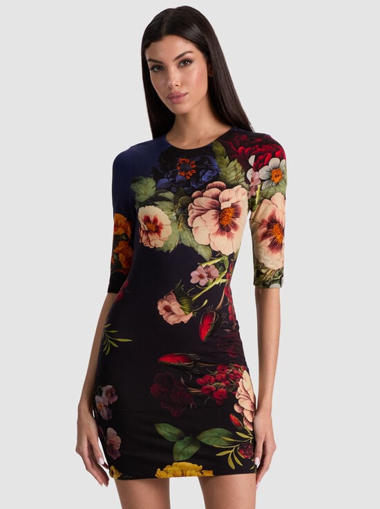 MAGIC GARDEN GRADIENT-DELORA MINI DRESS