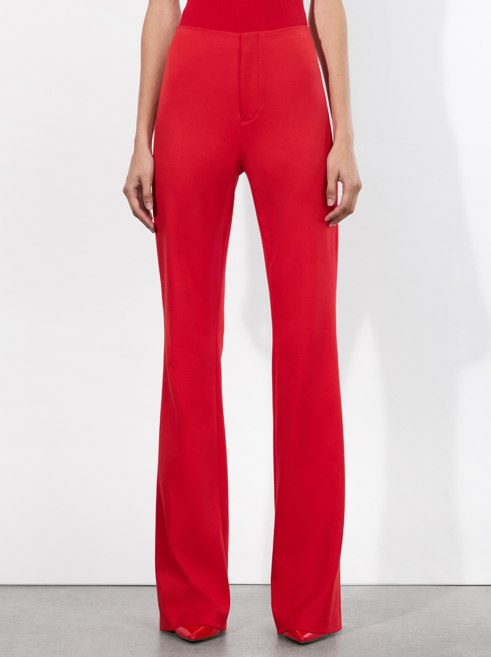 YUKI TROUSER - BRIGHT RUBY - Alice And Olivia