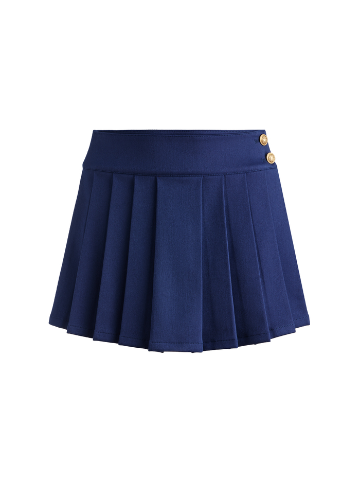 NOAH MINI SKIRT - INDIGO image 5 - Alice And Olivia