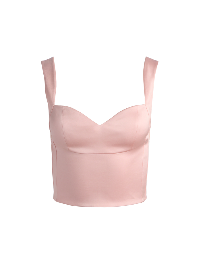 EVE BUSTIER TOP - ENGLISH ROSE image 5 - ALICE + OLIVIA