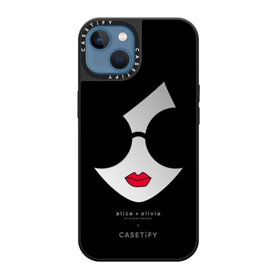 A+o X Casetify Iphone 12 Case In Mirror/silver Alice Olivia
