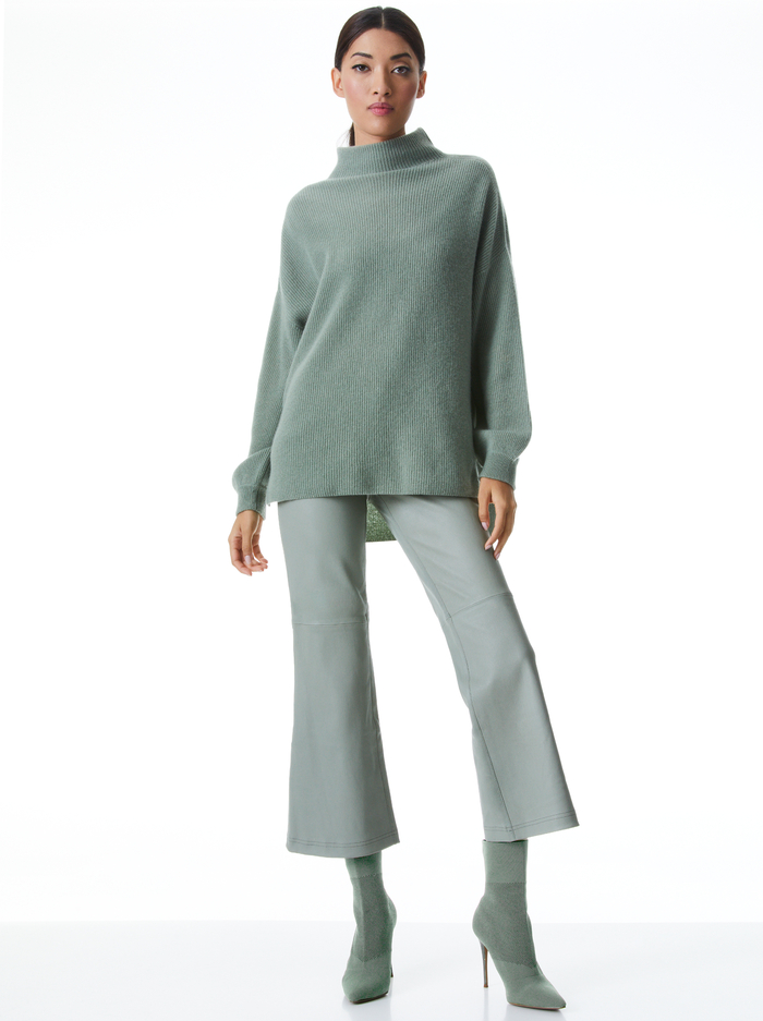 CAPRICE TURTLENECK PULLOVER - SAGE image 2 - ALICE + OLIVIA