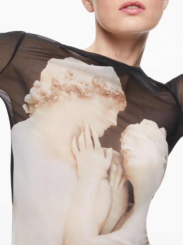 DELAINA MESH CROP TOP - ITALIAN ROMANCE image 3 - Alice And Olivia