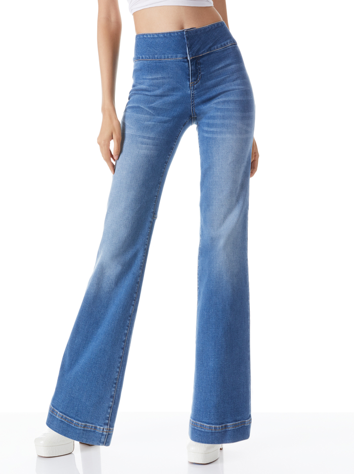 Olivia Pocket Front Flare Pants