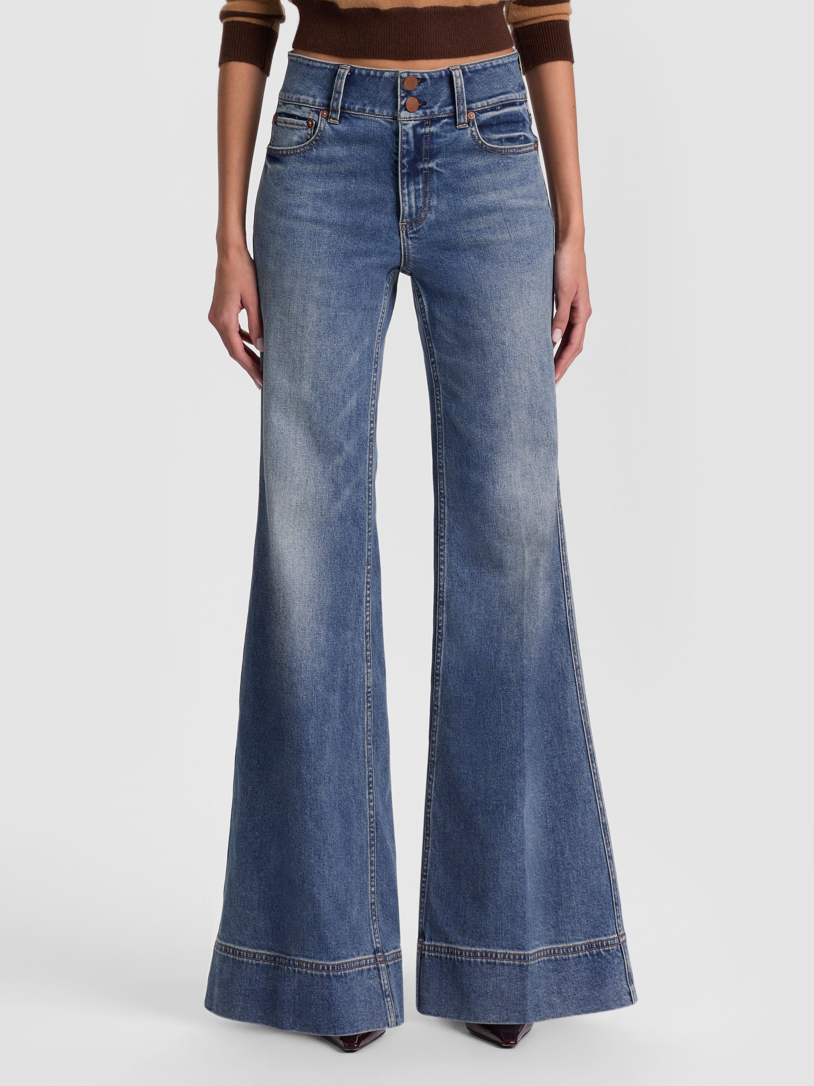 COOL JEAN in DANICA DARK INDIGO | ALICE + OLIVIA