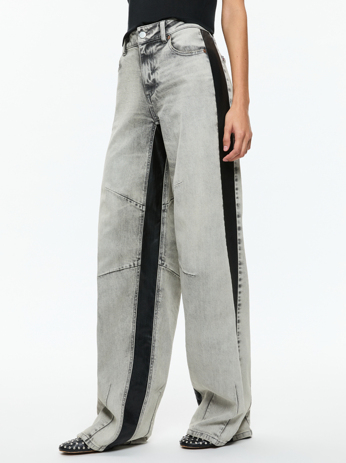 PARKER JEAN - HAYDEN SMOKEY GREY - Alice And Olivia