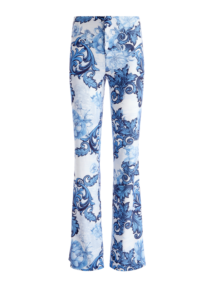 TEENY BOOTCUT PANT - SCROLL SYMPHONY image 5 - Alice And Olivia