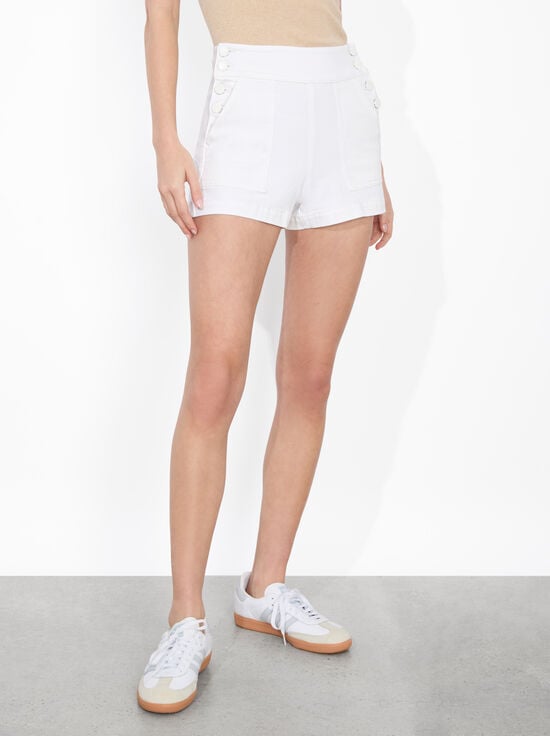 WHITE-DONALD JEAN SHORT