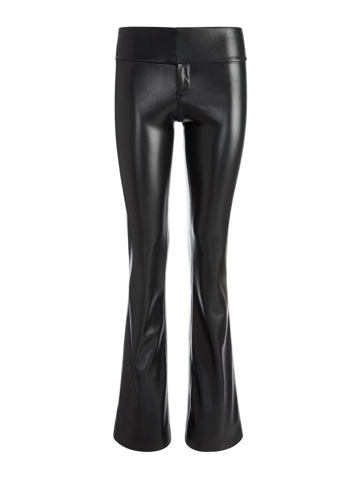 OLIVIA VEGAN PANT - BLACK image 5 - Alice And Olivia