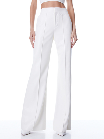DYLAN VEGAN LEATHER WIDE LEG PANT
