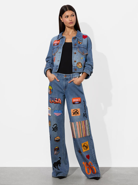 BROOKLYN BLUE-A+O X BRONCO JEFF DENIM JACKET