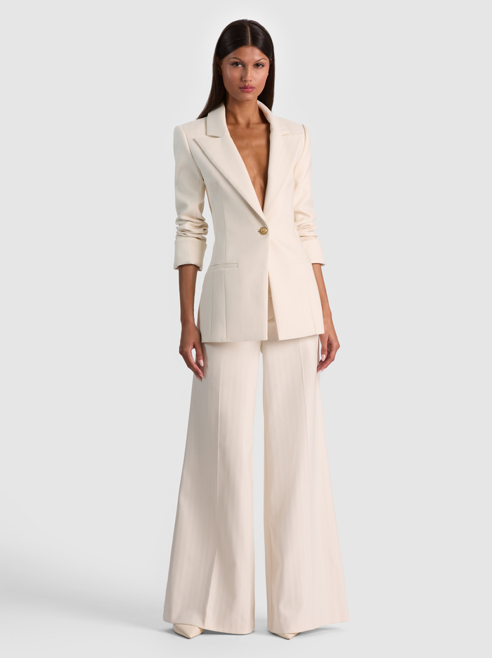 BURNS FITTED BLAZER - CHINO image 1 - ALICE + OLIVIA