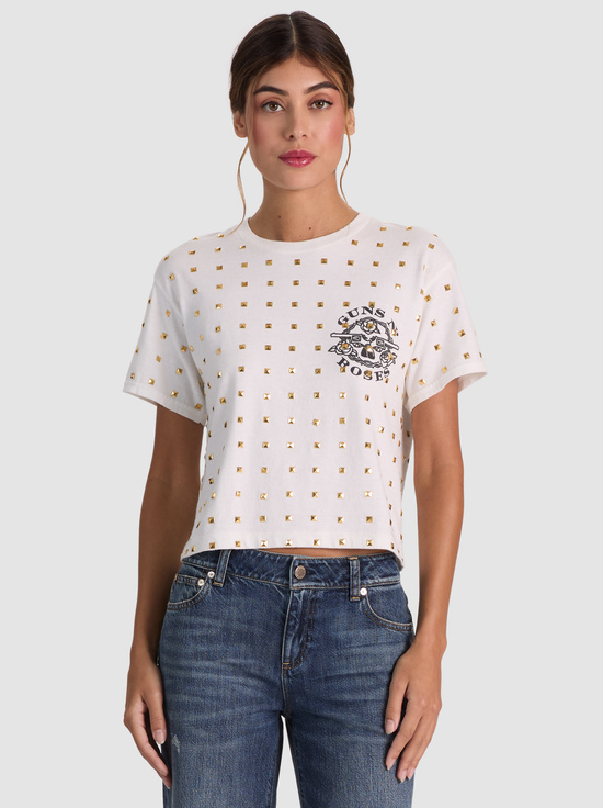 GUNS N ROSES-ALVERA STUDDED TEE