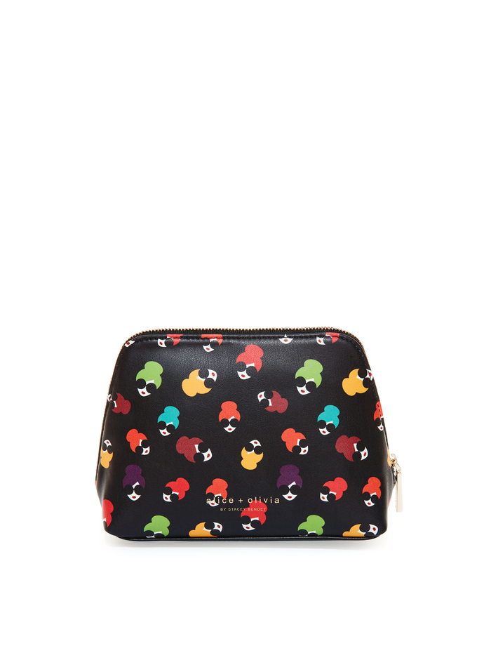 NIKKI PRINTED COSMETIC CASE - RAINBOW STACE image 3 - Alice And Olivia