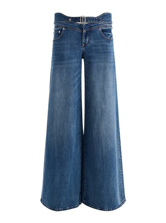 BROOKLYN BLUE-STANLEY CINCH BUCKLE JEAN