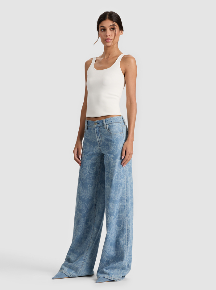 AMAZING PAISLEY JEAN - LASER PAISLEY image 4 - Alice And Olivia